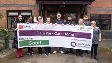 Dale Park care home, in Southport, celebrates Success in latest Care Quality Commission Report